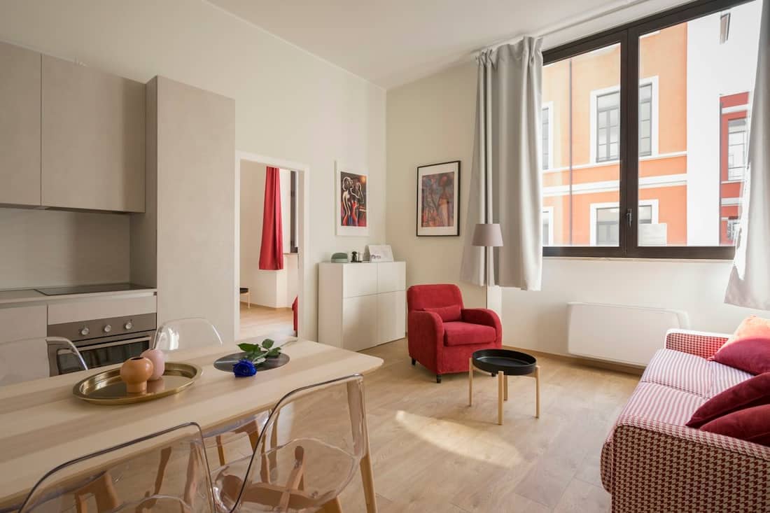 Guest-ready holiday let living space